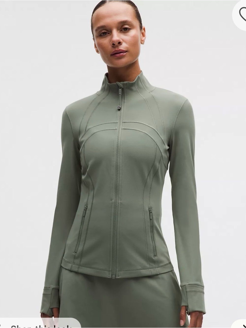 lululemon Define Jacket Nulu in Willow Leaf